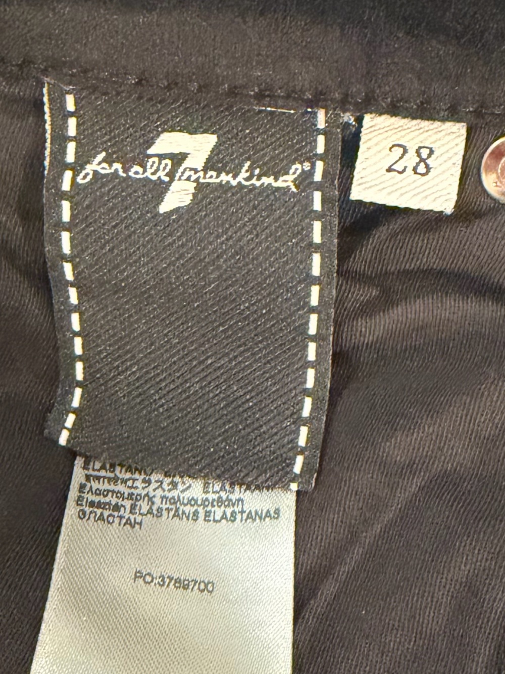 Black Velvet 7 For All Mankind Slim Pants - Picture 4 of 4